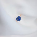 Blue Heart Zircon Ring – 925 Sterling Silver