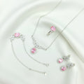 Pink Blossom Jewelry Set