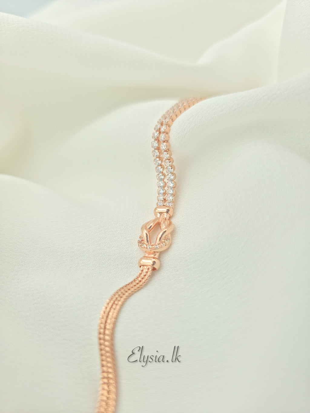 Rose Glow 925 Silver Bracelet