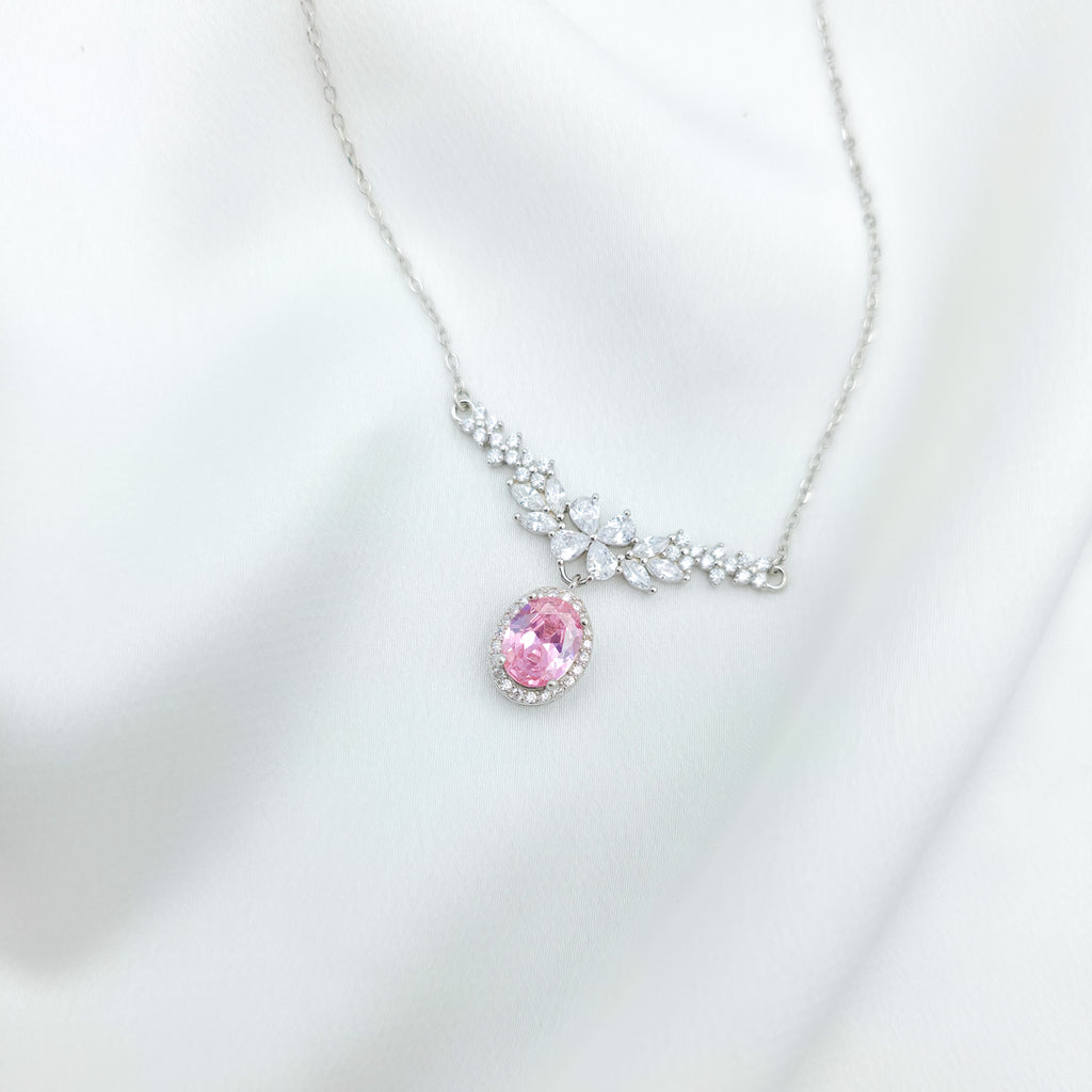 Pink Blossom Jewelry Set