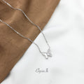 Celeste Butterfly Silver Necklace